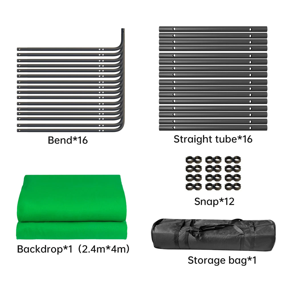 🎥 TechContent™ Creator Backdrop System (240CM x 400CM)