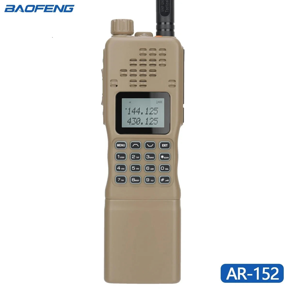 š” TechContent⢠AR-152 Tactical Dual Band Radio (15W, 12000mAh)