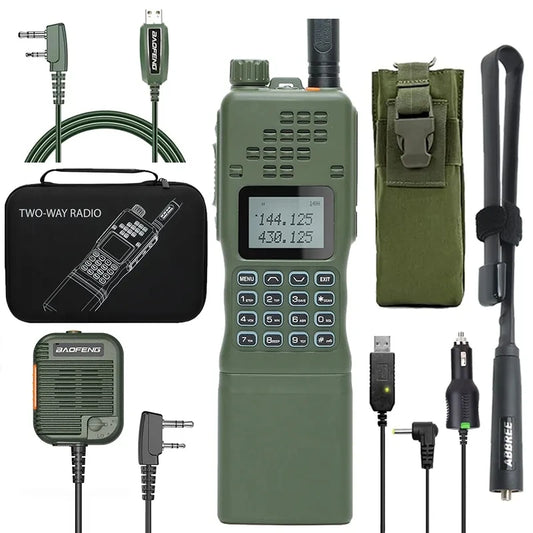 📡 TechContent™ AR-152 Tactical Dual Band Radio (15W, 12000mAh)