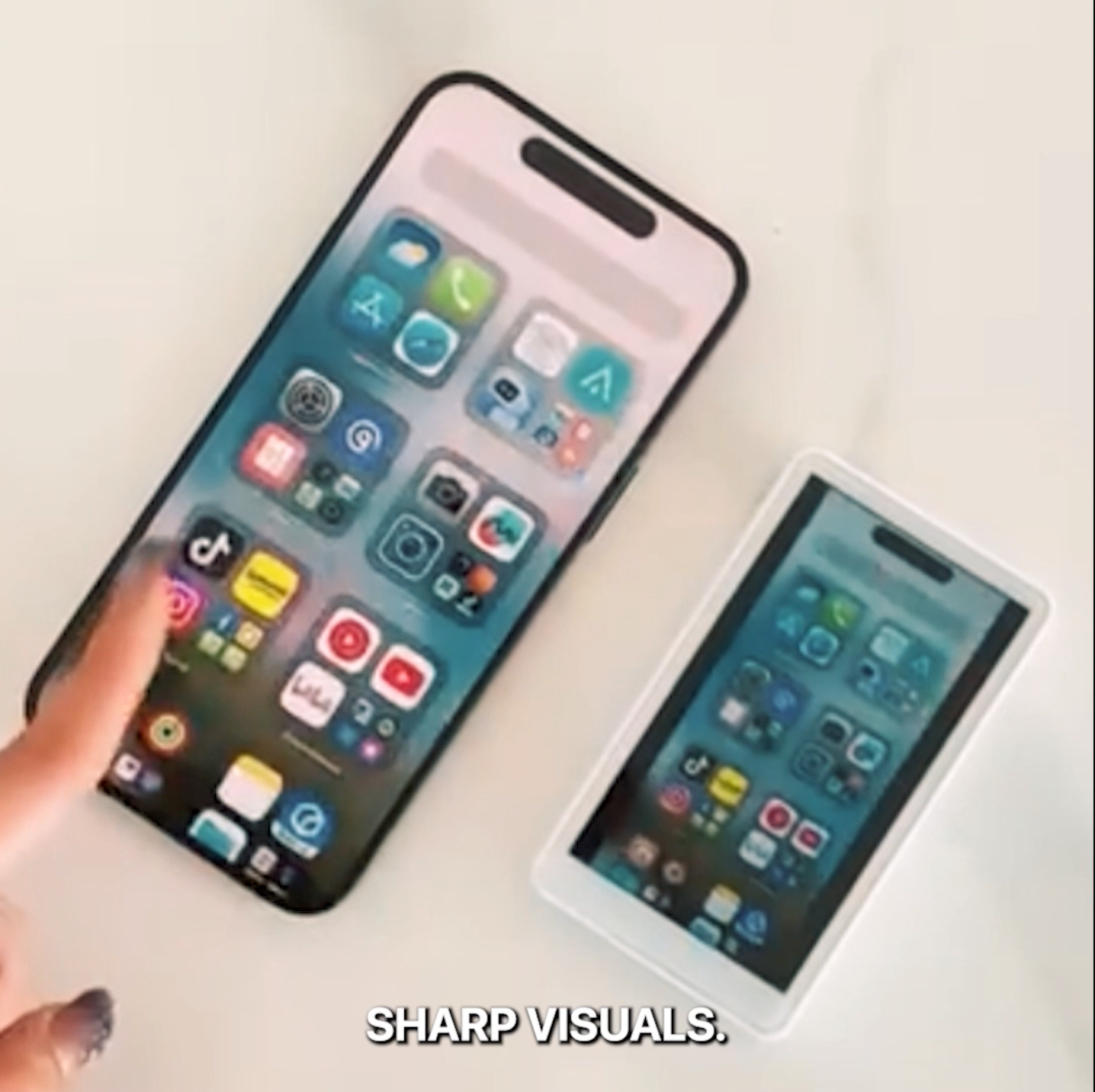 🎥 TechContent™ Magnetic Phone Vlog Selfie Monitor Screen