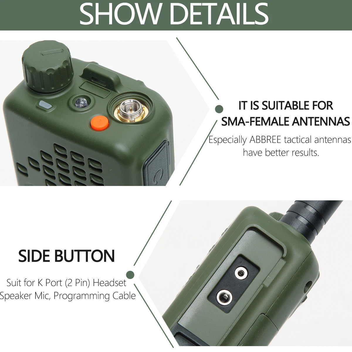 📡 TechContent™ AR-152 Tactical Dual Band Radio (15W, 12000mAh)