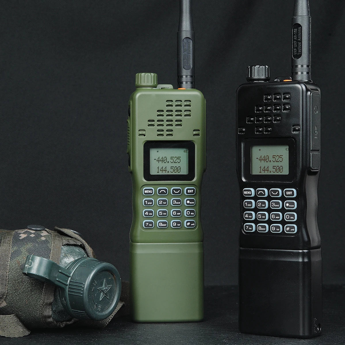 📡 TechContent™ AR-152 Tactical Dual Band Radio (15W, 12000mAh)