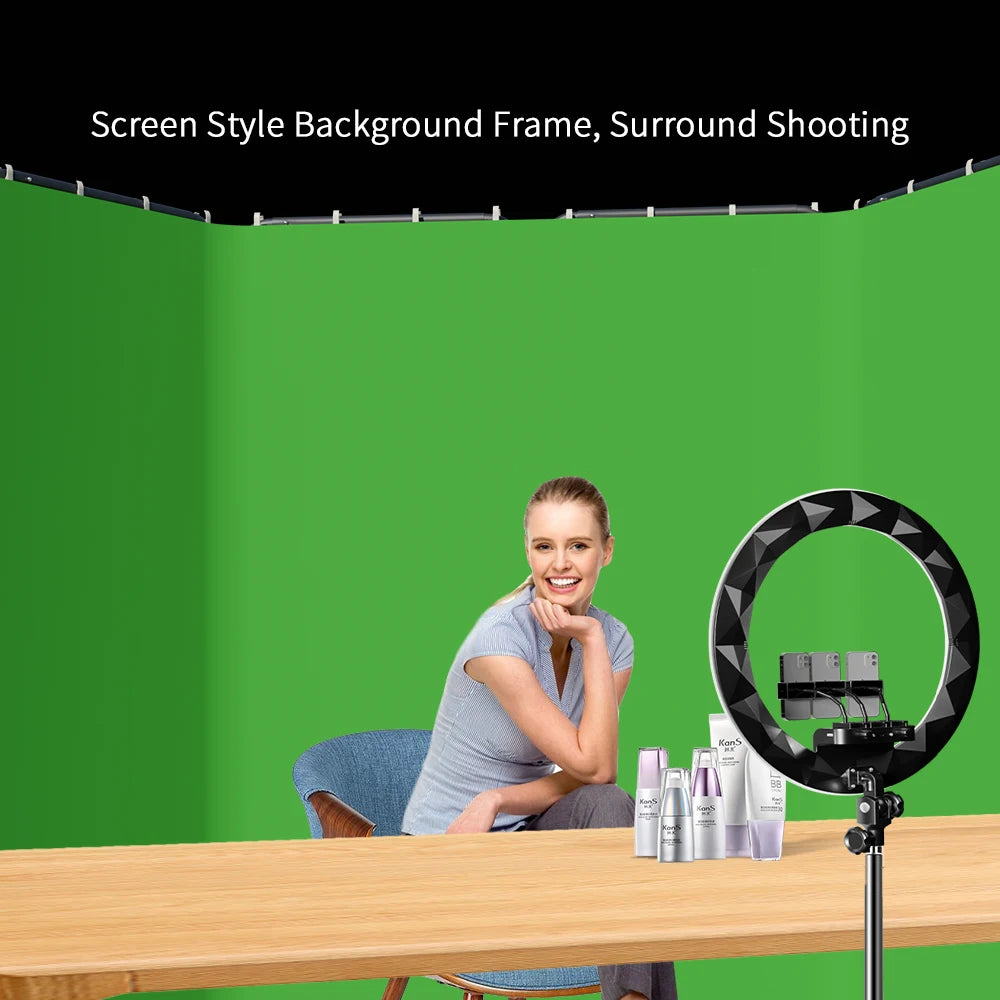 🎥 TechContent™ Creator Backdrop System (240CM x 400CM)