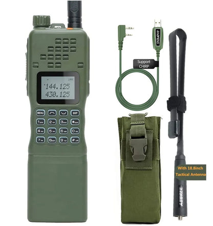 📡 TechContent™ AR-152 Tactical Dual Band Radio (15W, 12000mAh)