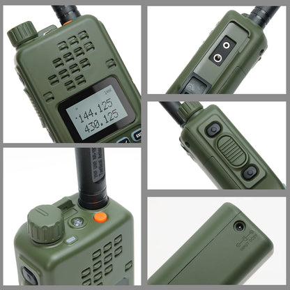 📡 TechContent™ AR-152 Tactical Dual Band Radio (15W, 12000mAh)