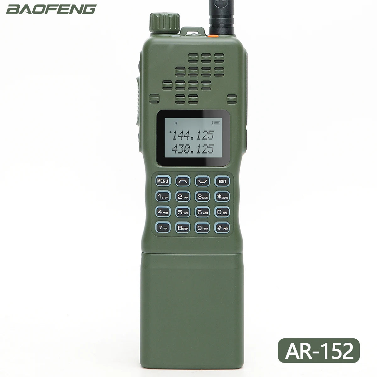 📡 TechContent™ AR-152 Tactical Dual Band Radio (15W, 12000mAh)