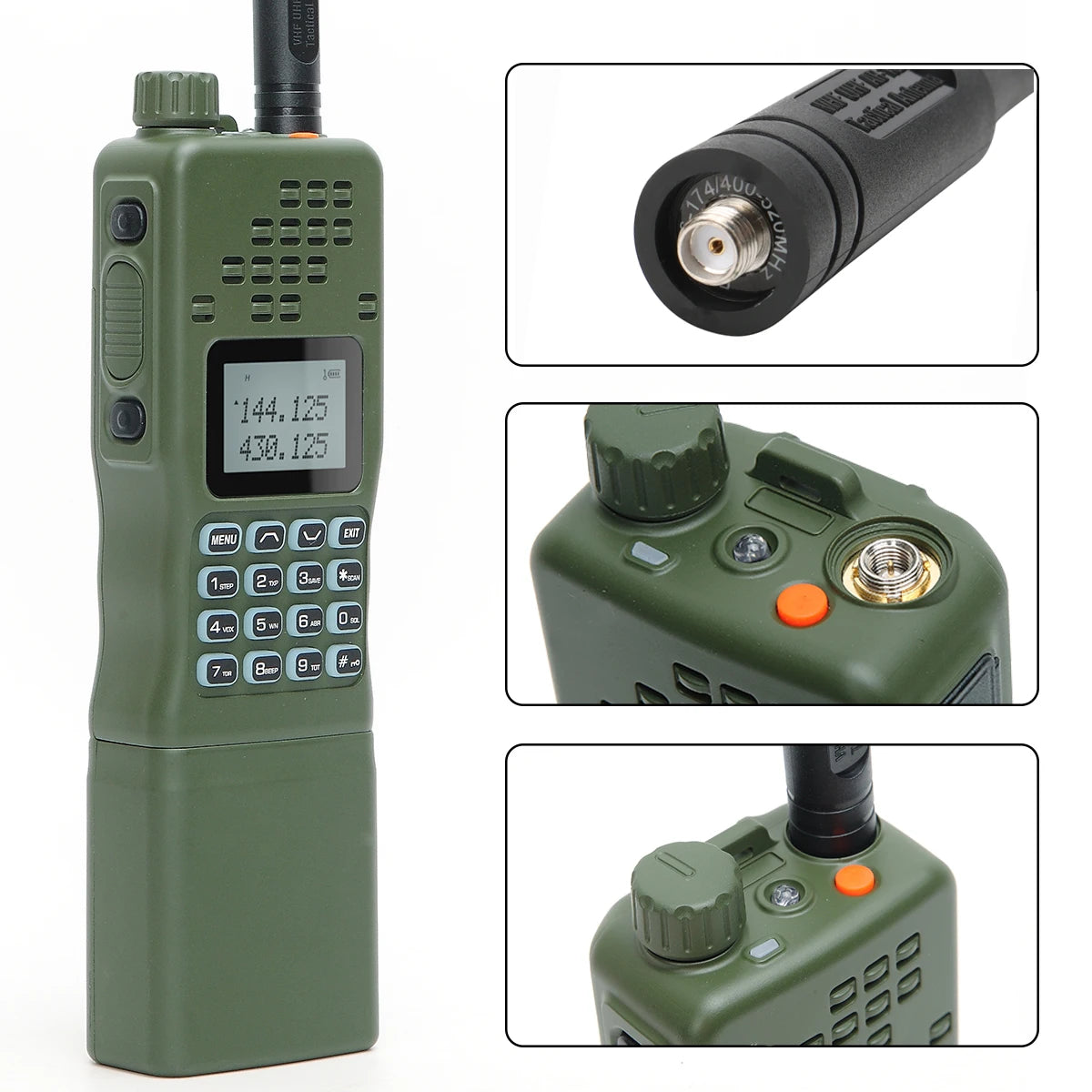 📡 TechContent™ AR-152 Tactical Dual Band Radio (15W, 12000mAh)