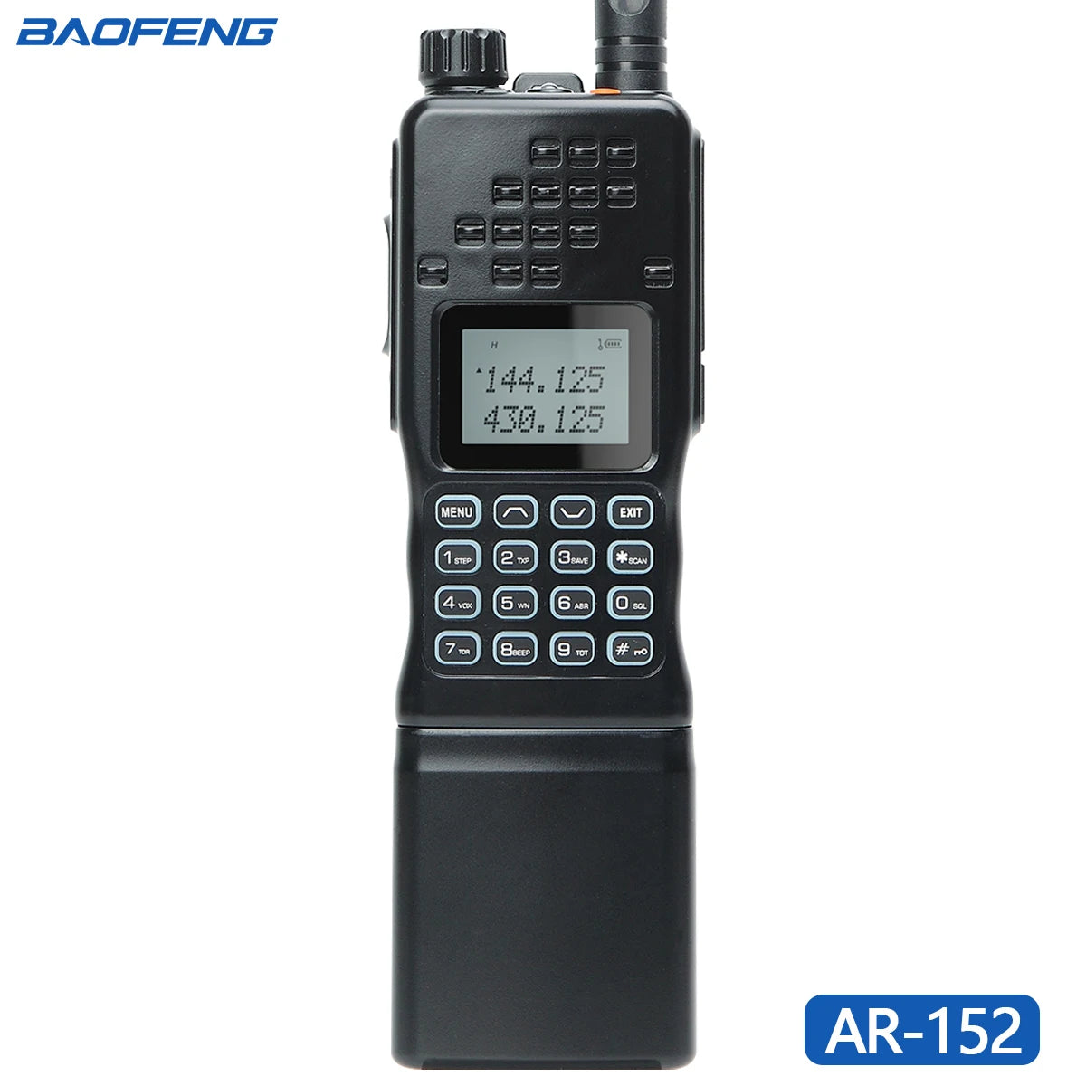 📡 TechContent™ AR-152 Tactical Dual Band Radio (15W, 12000mAh)