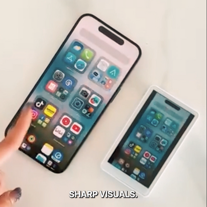 🎥 TechContent™ Magnetic Phone Vlog Selfie Monitor Screen
