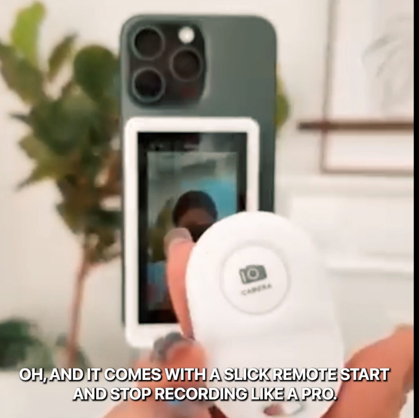 🎥 TechContent™ Magnetic Phone Vlog Selfie Monitor Screen